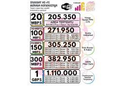Jasa Pemasangan Wifi Indosat Hifi up to 100mbps - Palembang