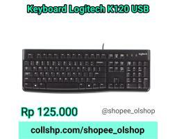 Keyboard USB Logitech K120 Original Slim BerKabel  Keybord Logitek Murah - Jakarta Barat