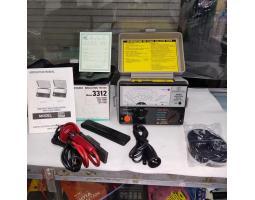Kyoritsu 3312 Megger Analog 500V  Penguji Isolasi Listrik Stok Tahun 2000 - Jakarta Barat