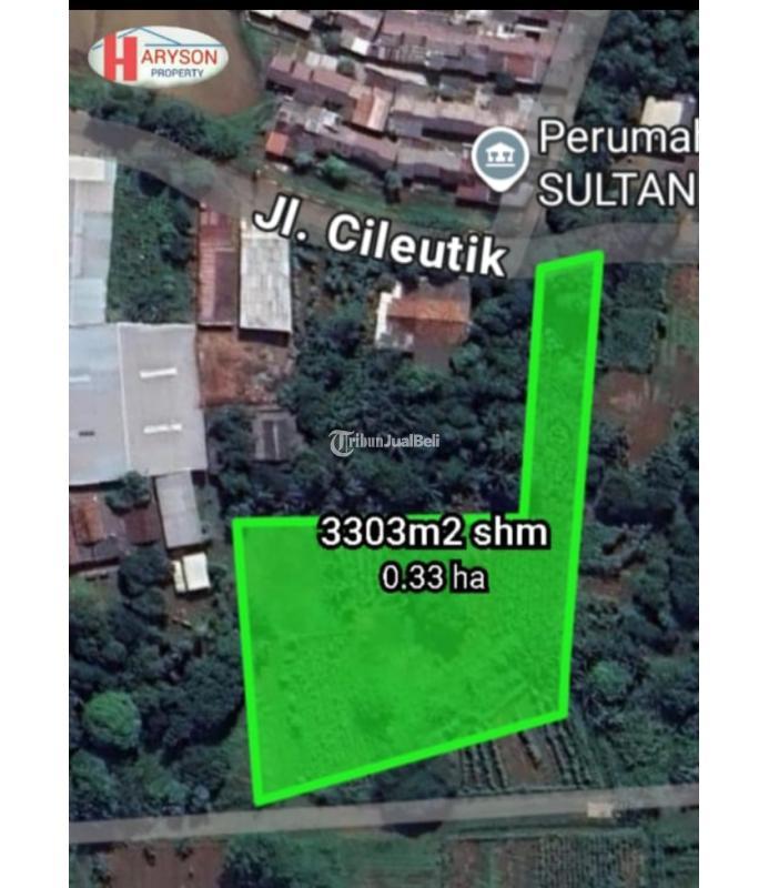 Jual Tanah Komersial 3303 m2 Setu - Bekasi