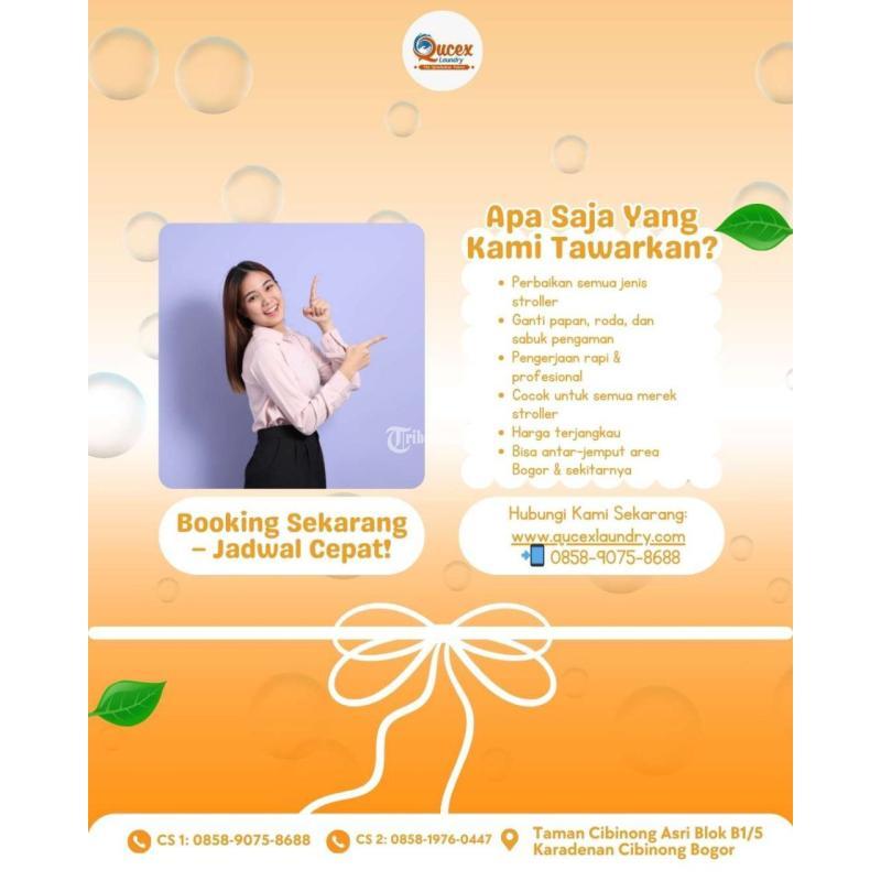 Cuci  Ganti Cover Stroller Padasuka Bergaransi - Bogor