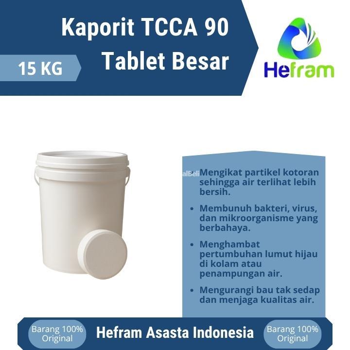 Kaporit TCCA 90 Tablet Besar - Bogor