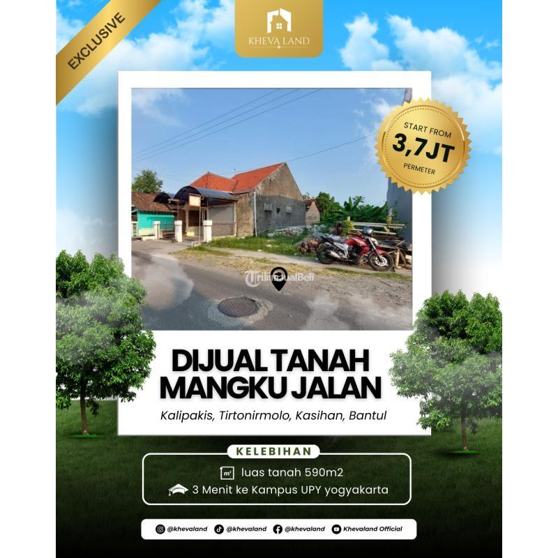 Jual Tanah 590 m2 Mangku Jalan Selatan Kampus UPY Yogyakarta - Bantul