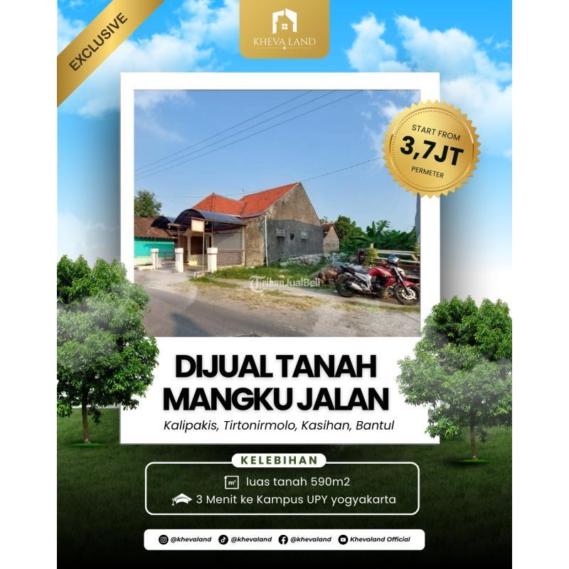 Jual Tanah 590 m2 Mangku Jalan Selatan Kampus UPY Yogyakarta - Bantul