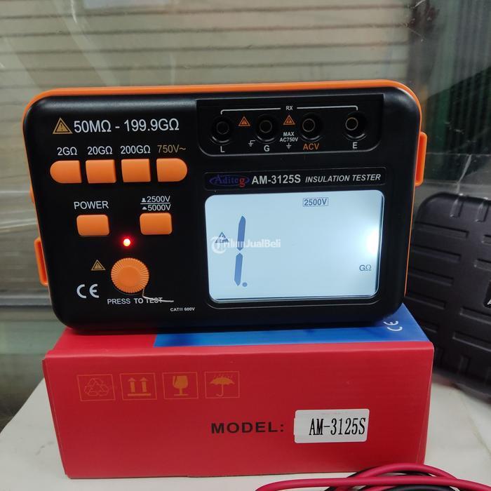 Digital Insulation Tester 5000V Aditeg AM-3125S High Voltage Megohmmeter - Jakarta Barat
