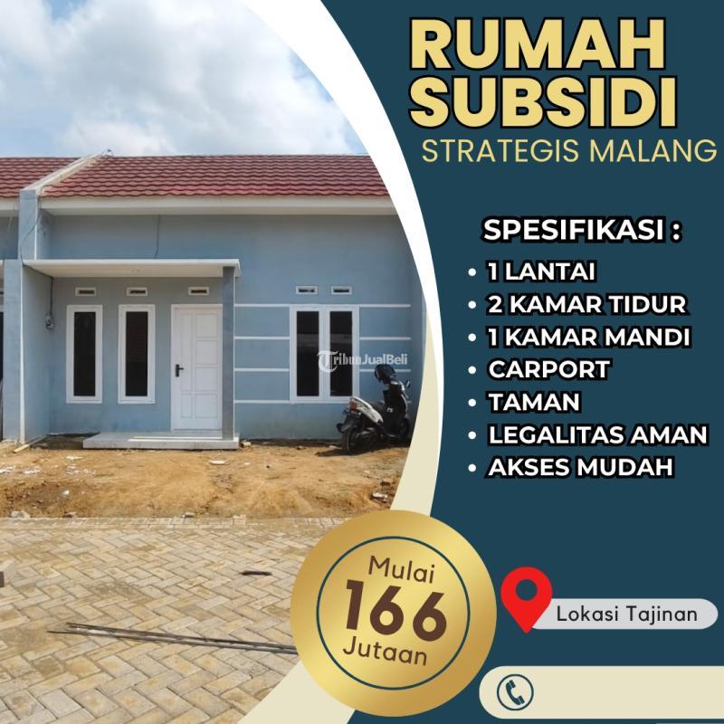Dijual Rumah Subsidi Miniamlis di Tlogowaru Tajinan Tipe 30 2KT 1KM SHGB - Malang 