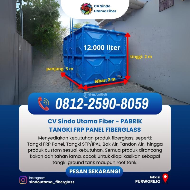 Tangki FRP Fiberglass Daya Tampung Besar - Purworejo