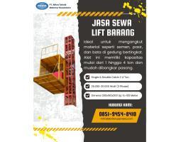 Rental Lift Bangunan Barang dan Penumpang  Single atau Double Cabin - Jambi