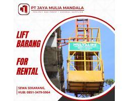 Sewa Lift Barang Proyek Siap 24 Jam - Surabaya 