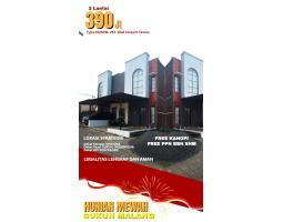 Jual Rumah Mewah Design Ala Eropa Tipe 45 Baru - Malang Kota