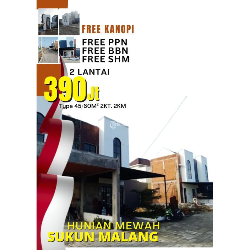 Jual Rumah Mewah Design Ala Eropa Tipe 45 Baru - Malang Kota