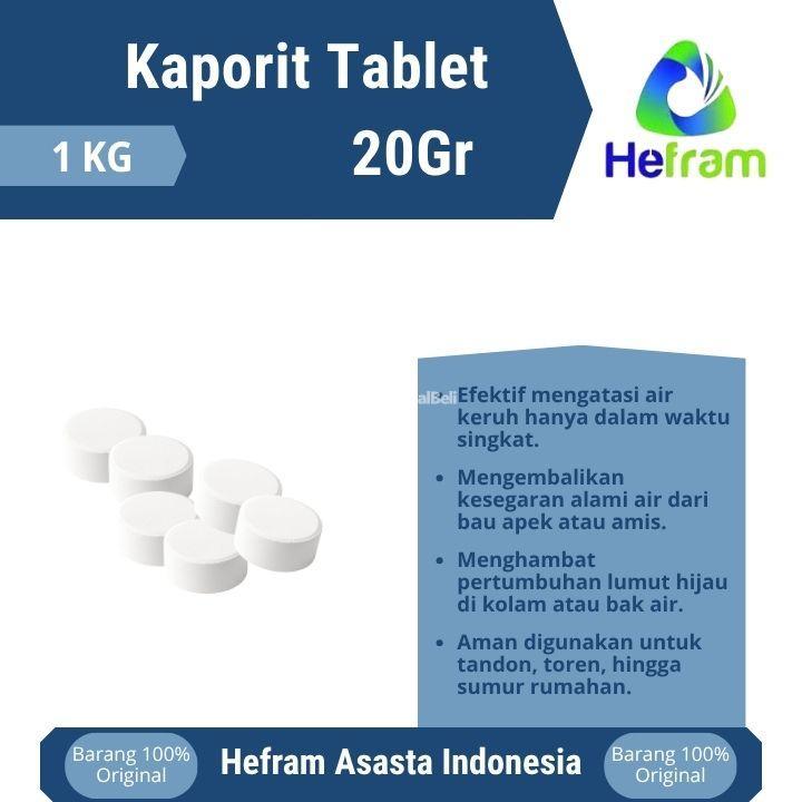 Kaporit Tablet 20gr 1kg - Bogor