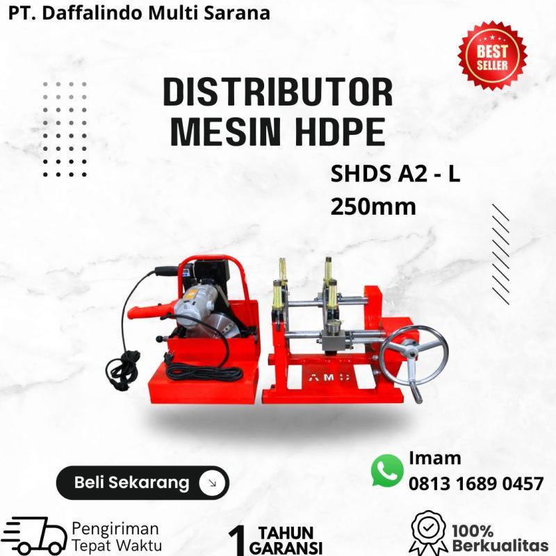 Mesin Pemanas Pipa HDPE Series L Size 250mm 2 Clamp - Jakarta Timur