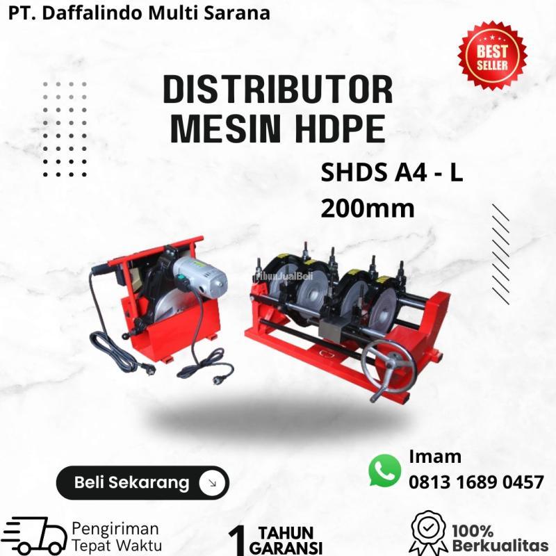 Mesin Las Pipa HDPE Series L 4 Clamp Size 200mm - Jakarta Timur