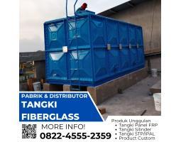 Tangki Panel Kotak Fiberglass - Surabaya