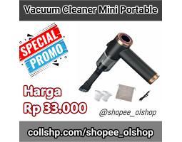 Vacuum Cleaner Mini Portable USB Rechargeable  Penyedot Debu Mobil Nirkabel - Jakarta Barat