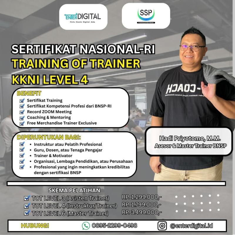 Training Of Trainers Tot Enter Digital - Jakarta Pusat