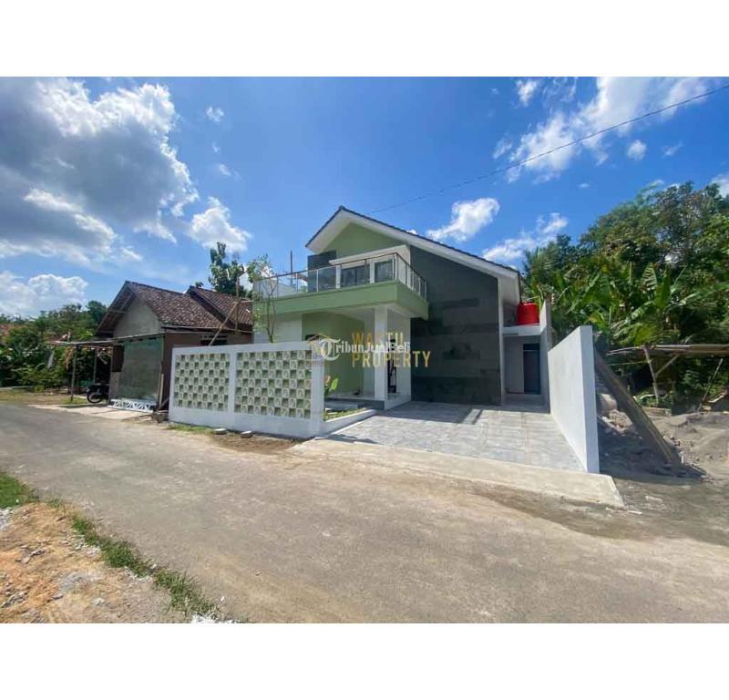 Jual Rumah Tipe 80 Siap Huni View Menoreh Cantik, Dekat Jalan Wates SHM - Sleman