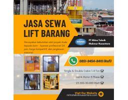 Sewa Lift Proyek Lift Barang  dan Passenger Kapasitas 1-4 Ton - Banda Aceh