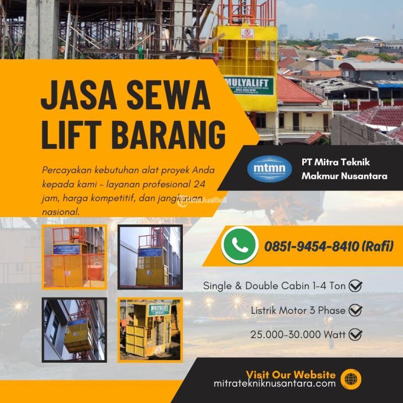 Sewa Lift Proyek Lift Barang  dan Passenger Kapasitas 1-4 Ton - Banda Aceh