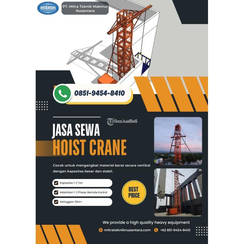 Alat Proyek Sewa Mini Crane dan Hoist Crane Kapasitas 250Kg - 2Ton - Bengkulu