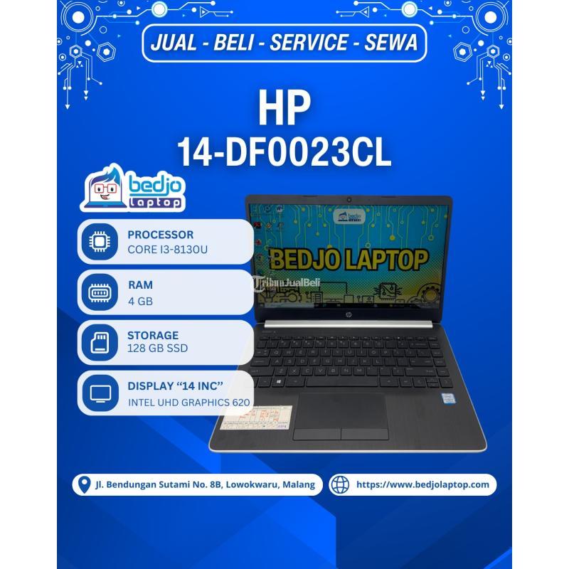 Laptop HP 14-DF0023CL Core i3 Gen 8 Second - Malang Kota