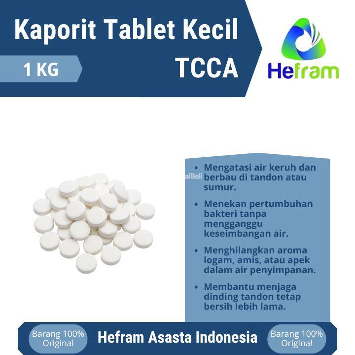 Supplier Kaporit Tablet Kecil TCCA 1kg - Bogor