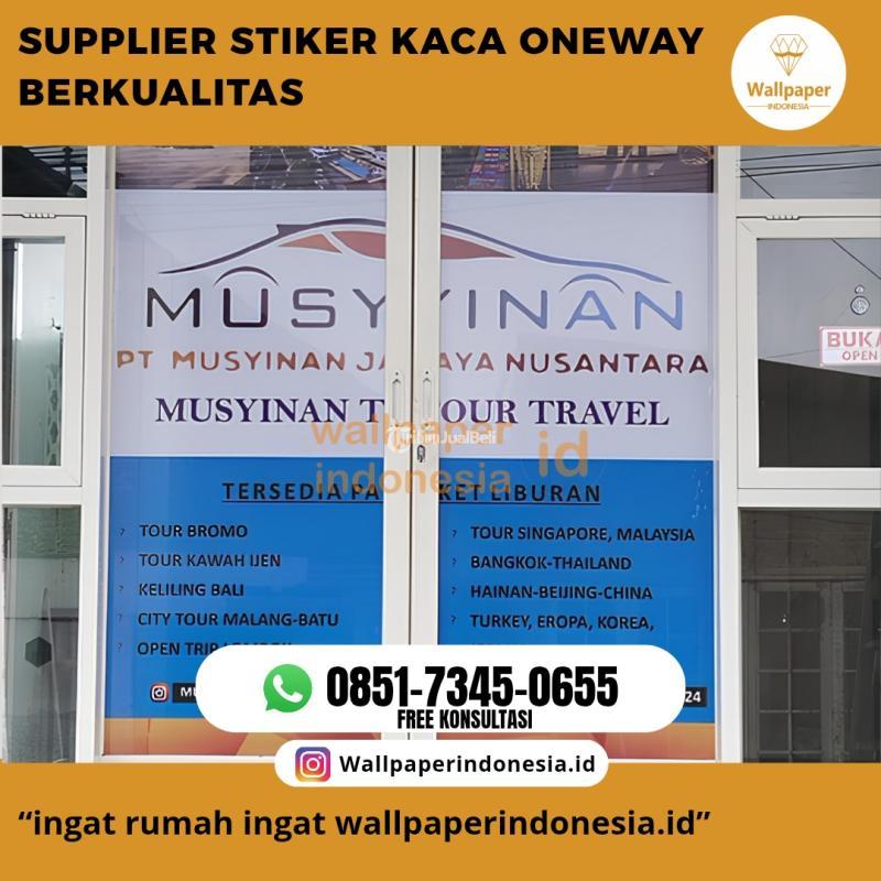 Stiker Kaca Oneway Berkualitas - Malang 