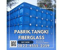 Tangki Fiberglass Panel Kotak Jernih Airnya, Sehat Hidupnya - Karanganyar