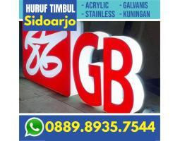 Jasa Pembuatan Huruf Timbul Custom - Sidoarjo 