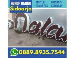 Jasa Pembuatan Huruf Timbul Custom - Sidoarjo