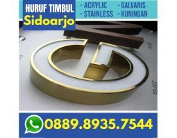 Jasa Pembuatan Huruf Timbul Custom - Sidoarjo