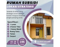 Dijual Rumah di Tajinan Dekat Alun-alun Tipe 30 2KT 1KM SHM - Malang 