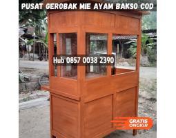 Pengrajin Rombong Gerobak Mie Ayam Etalase Kec Ganding - Sumenep