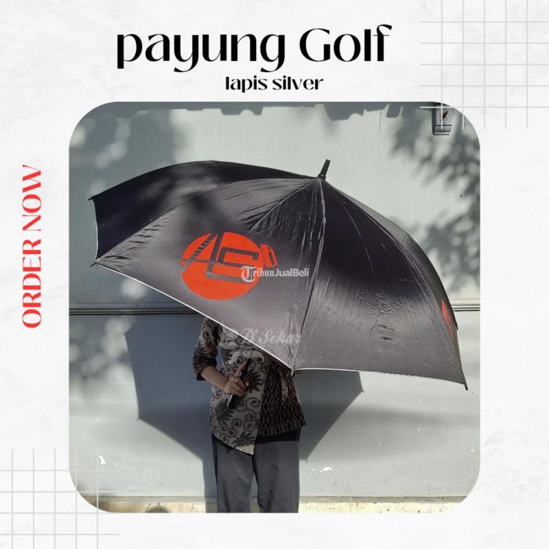 Payung Promosi Golf Sablon Logo Perusahaan - Garut