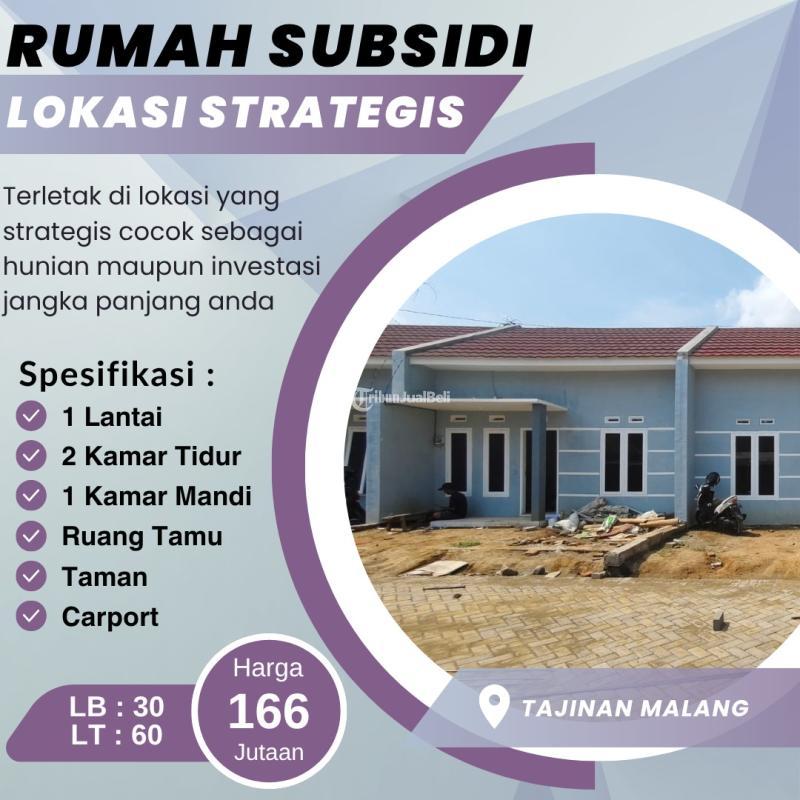 Dijual Rumah Subsidi Modern 2KT 1KM Lokasi Tlogowaru Tajinan - Malang