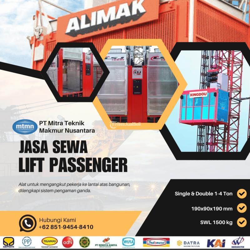 Sewa Lift Proyek Lift Barang dan Lift Passenger - Sidoarjo