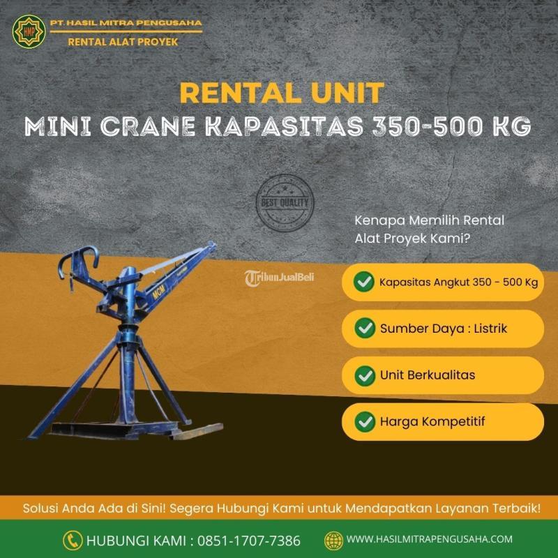 Sewa Mini Crane untuk Proyek - Karanganyar
