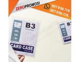Tempat Kartu Nama Card Case B3 Mika Transparan - Tangerang Kota