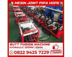 Supplier Mesin Pengelas Pipa, Fitting HDPE, Ukuran 200mm - 63mm Hydraulic - Jakarta Timur