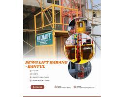 Sewa Lift Barang Termurah, Siap Pakai, 1-4 Ton, Bantul  - Yogyakarta