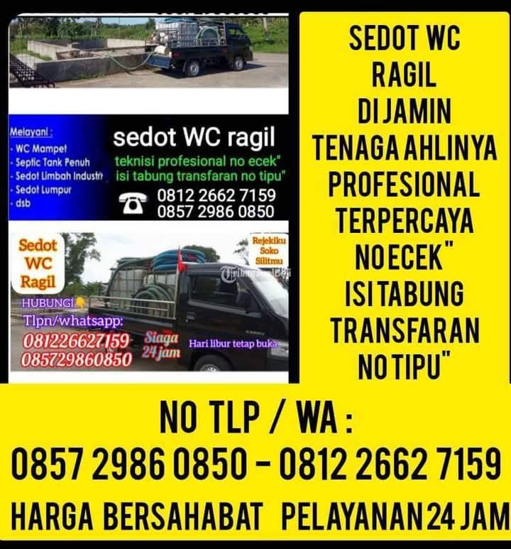 Jasa Sedot WC Ragil Murah - Cilacap 
