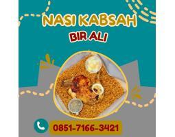 Nasi Kotak untuk Sedekah Nasi Arab Kabsah Bir Ali - Pasuruan
