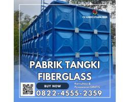 Tangki Fiberglass Panel Kotak Dari Air Jernih, Tumbuh Kesehatan - Rembang