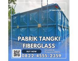 Tangki Fiberglass Panel Kotak Bersih di Dalam, Sehat di Luar - Sragen