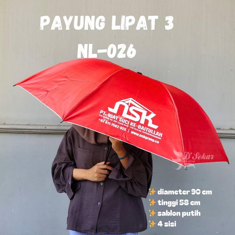 Payung Promosi Cetak Logo Murah Grosir - Kuningan 