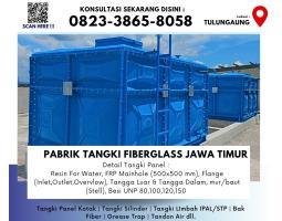 Roof Tank Panel FRP Tangki Fiberglass 4000 Liter - Tulungagung