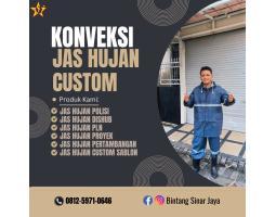Konveksi Jas Hujan Custom Bintang Sinar Jaya  Anda - Sidoarjo
