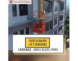 Sewa Lift Barang Solusi Cepat Angkat Material Proyek - Palembang 
