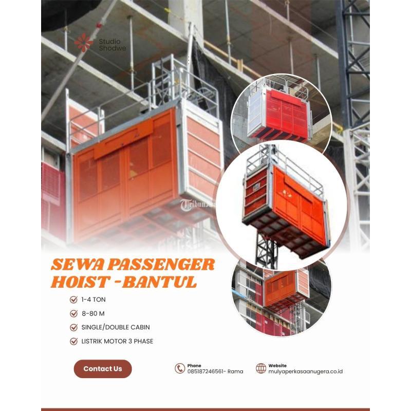 Sewa Passenger Hoist Termurah 1-4 Ton - Bantul